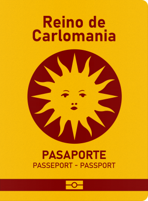 Passeport du Royaume de Carlomania.png