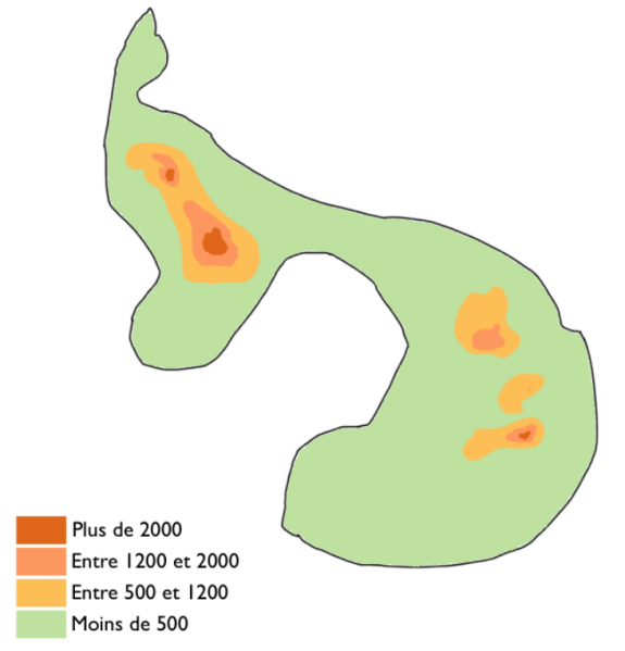Fichier:Carte Topographique Hirana.png
