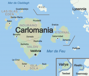 Description de l'image Carte de Carlomania et de ses dépendances.png.