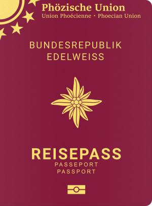 Passeport de la République fédérale d'Edelweiss.png